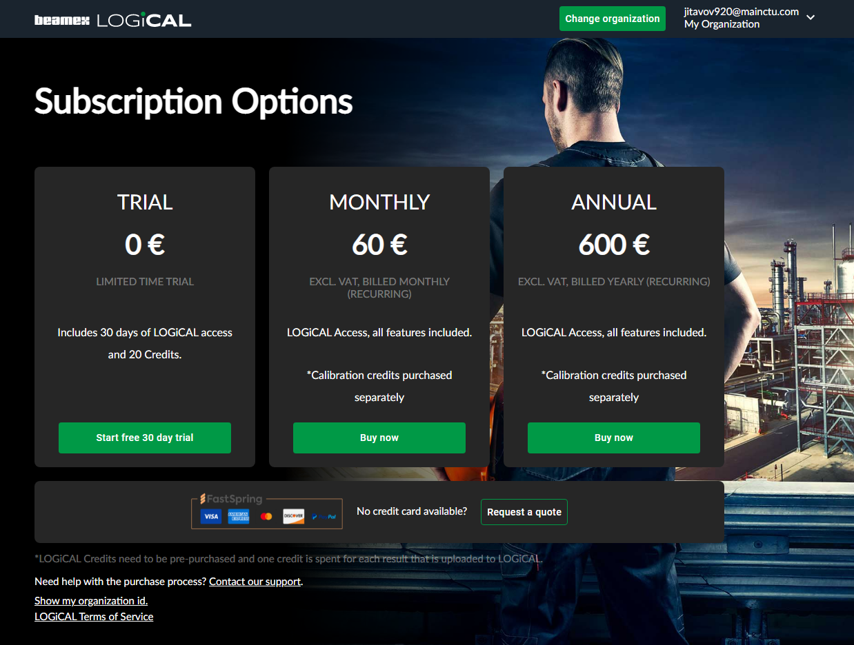 Subscription options